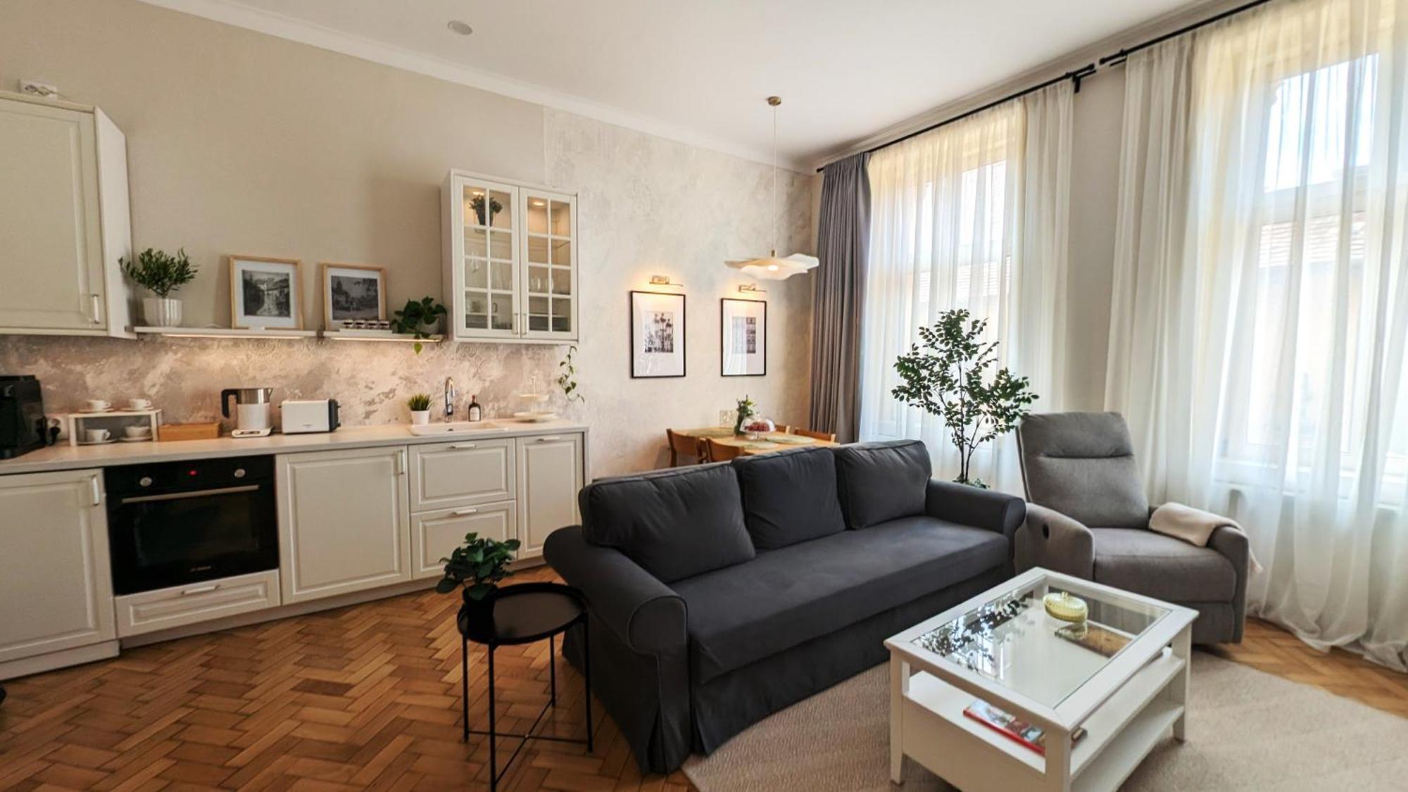 Apartment In Historic Center, Quiet Area, Ac Сибиу Экстерьер фото